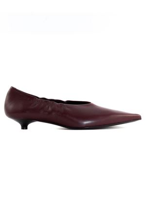 Dècolletè in pelle bordeaux GUGLIELMO ROTTA | HETTYBORDEAUX